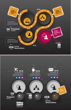Renkli sunum şablonu tasarlayabilirsiniz. Vektör arka plan.