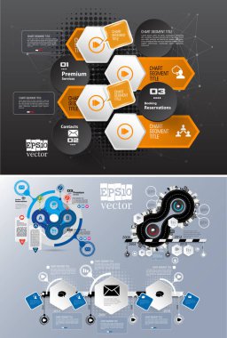 Renkli sunum şablonu tasarlayabilirsiniz. Vektör arka plan.