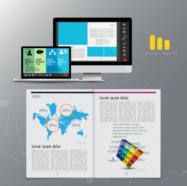 Kurumsal kitapçık veya sunu şablonları