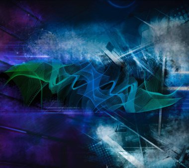 dijital teknoloji arka plan 3D render