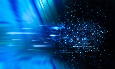 Soyut teknoloji kavramı arka plan, vektör illüstrasyonu