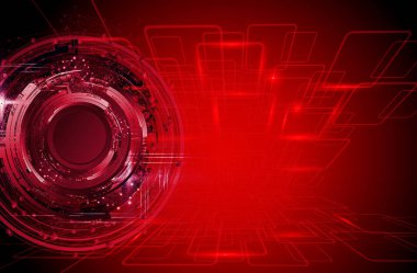 Soyut teknoloji kavramı arka plan, vektör illüstrasyonu 