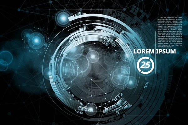 Soyut teknoloji kavramı arka plan, vektör illüstrasyonu