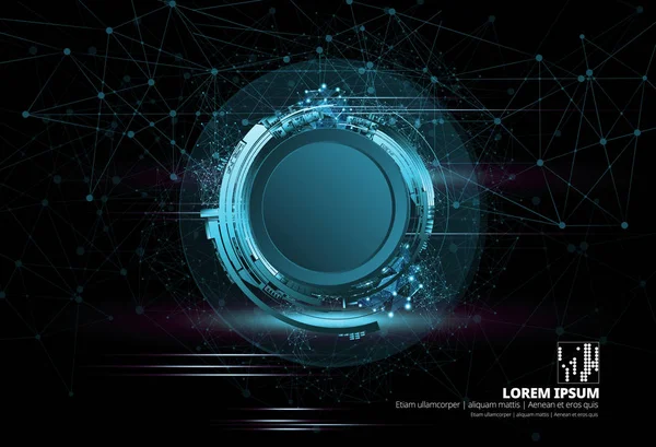 Soyut teknoloji kavramı arka plan, vektör illüstrasyonu