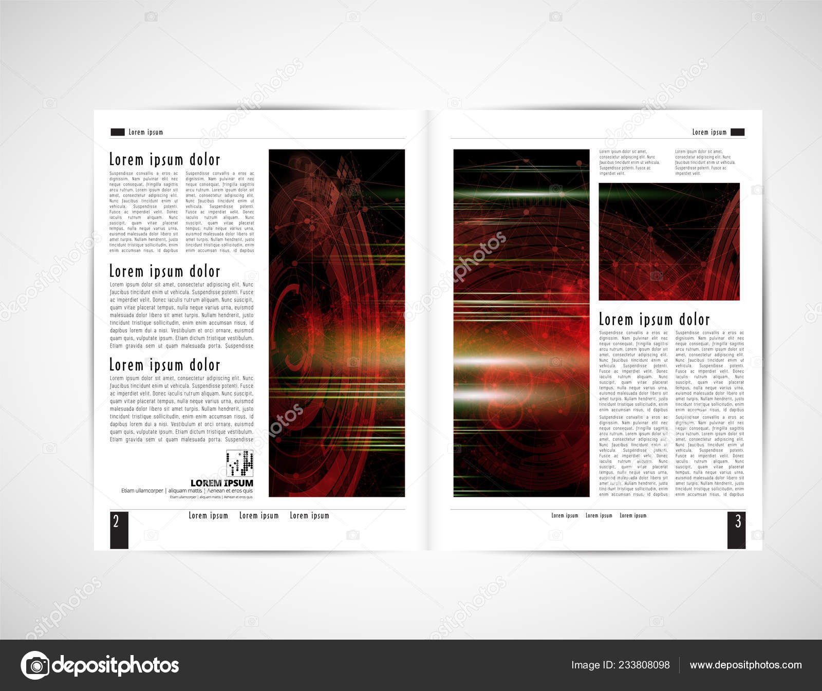 Broschuren Layout Vektor Stockvektor C Zeber10