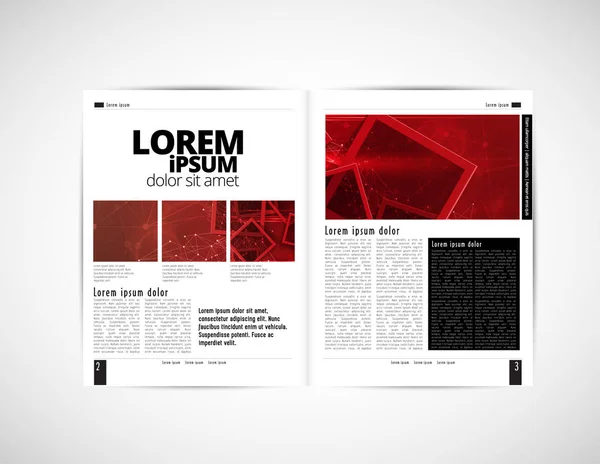 Brochures Graphiques Modèles Conception Vecteur — Image vectorielle