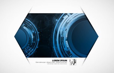 soyut teknoloji vektör arkaplanı 