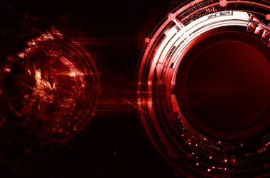 dijital teknoloji arka plan - illüstrasyon 3D render 