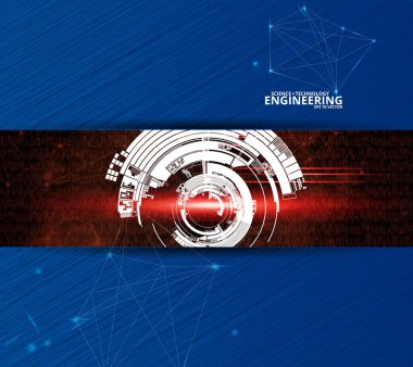 soyut teknoloji vektör arkaplanı