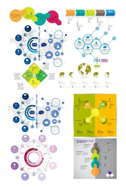 Elementy Wektorowe Infografiki Dla Ilustracji Biznesowych — Wektor stockowy