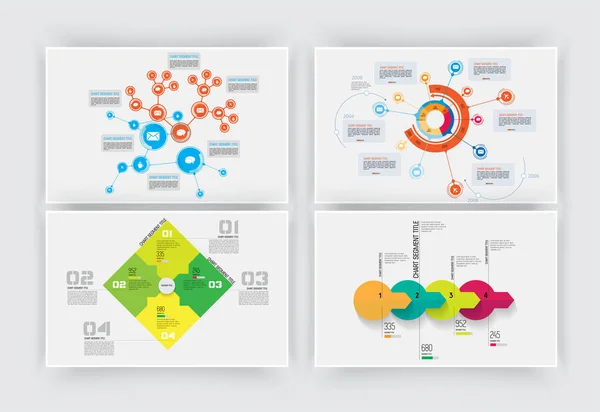 Biznes Infografikę Elementy Danych Wizualizacji Projekt Wektor — Wektor stockowy