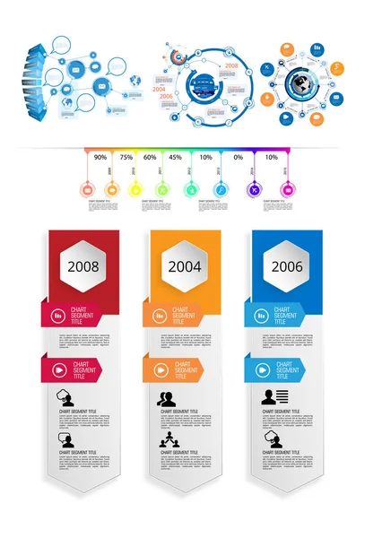 Elementos Vetoriais Infográficos Para Ilustração Negócios — Vetor de Stock