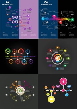 İş illüstrasyonu için bilgi vektörü ögeleri