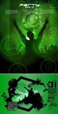 Büyük müzik etkinliği. Poster veya afiş için arkaplan hazır.