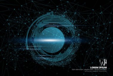 soyut dijital teknoloji arkaplanı