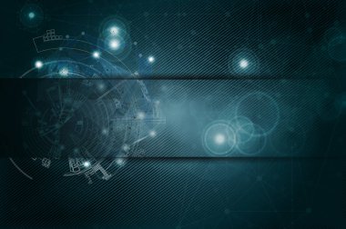 Soyut teknoloji kavramı arka plan, vektör illüstrasyonu