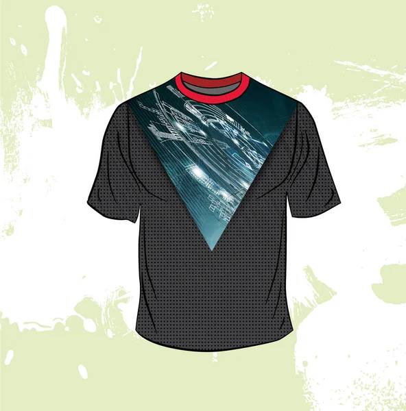 Modello Shirt Illustrazione Vettoriale — Vettoriale Stock