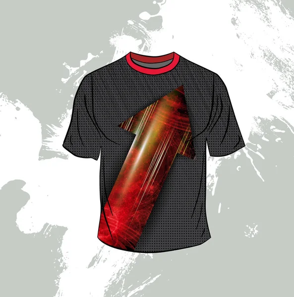 T-shirt şablon, vektör çizim