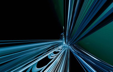 Hi Tech konsepti 3D Rendering-Illüstrasyon 