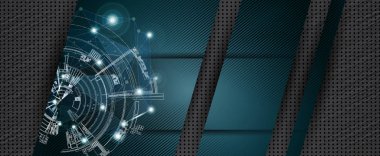 soyut teknoloji vektör arkaplanı