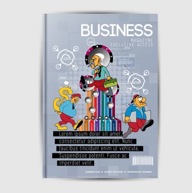 Grafik broşür tasarım şablonları, vektör 