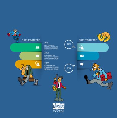 İş Infographic öğeleri veri görselleştirme vektör tasarımı