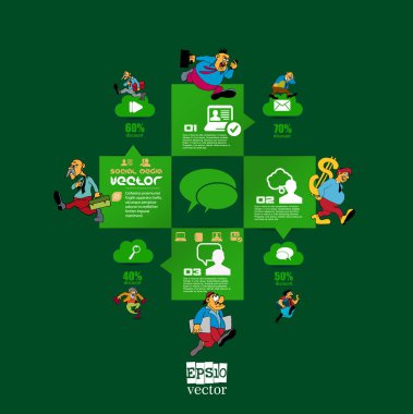 İş Infographic öğeleri veri görselleştirme vektör tasarımı