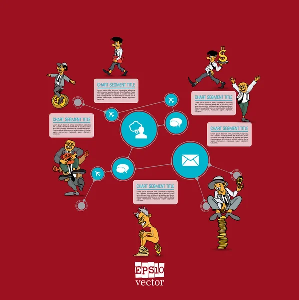 İş Infographic öğeleri veri görselleştirme vektör tasarımı