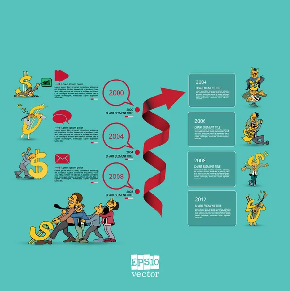 İş Infographic öğeleri veri görselleştirme vektör tasarımı