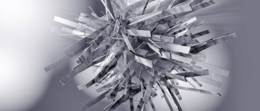 dijital teknoloji kavramı banner arka plan için hazır 3D render