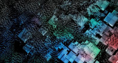 Hi Tech konsept 3D render