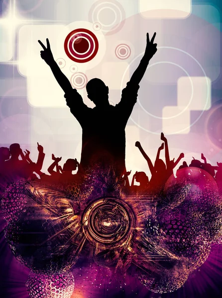Disco Party Celebration Poster — Stock Photo, Image
