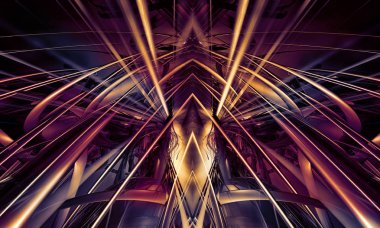 dijital teknoloji kavramı banner arka plan için hazır 3D render 