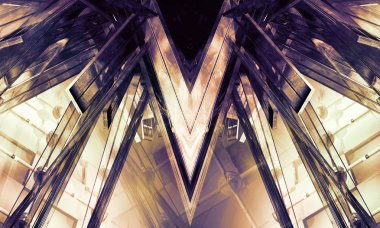 dijital teknoloji kavramı banner arka plan için hazır 3D render 