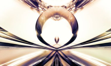 Soyut dijital teknoloji arkaplanının 3B görüntülenmesi