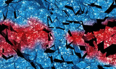 dijital teknoloji kavramı banner arka plan için hazır 3D render 