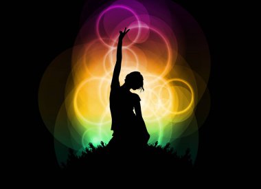 Konser Arkaplan Tasarımı - vektör illüstrasyonunu düzenlemek kolay