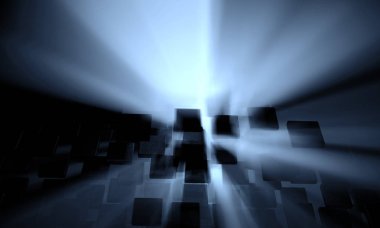 Soyut teknoloji dijital hi teknoloji kavramı afiş arka plan için hazır 3d render