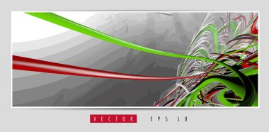 3D soyut teknoloji dijital hi-tech kavramına sahip vektör poster arkaplanı