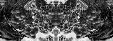 Soyut teknolojinin 3 boyutlu illüstrasyonu Sancak arkaplanı için hazır dijital hi-tech konsepti 