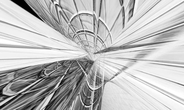 バナーの背景に対応したデジタル技術コンセプトの3Dレンダリング — ストック写真