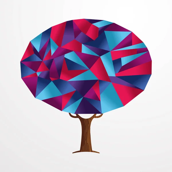 Strom Barevné Abstraktní Tvary Zářivé Barevné Geometrické Textury Pro Zábavu — Stockový vektor