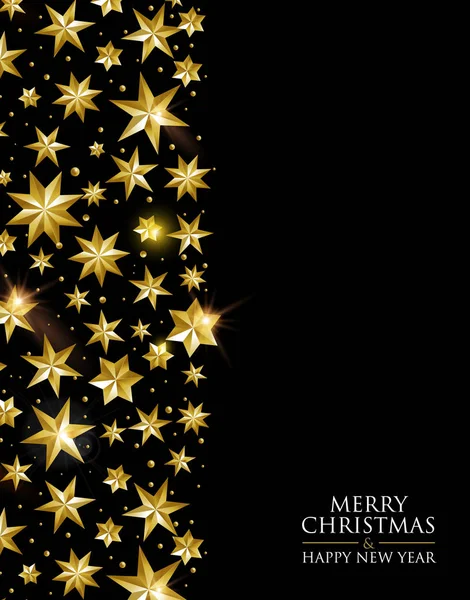 Kellemes Karácsonyi Ünnepeket Boldog Évet Elegáns Üdvözlés Kártya Val Karácsony — Stock Vector