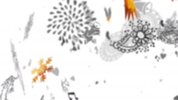 Золотий Різдвяний Новорічний Шаблон Низьким Рівнем Полімеру Вітальна Листівка Святкові — стокове відео