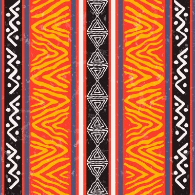 Vahşi etnik Afrikalı sanat geçmişi