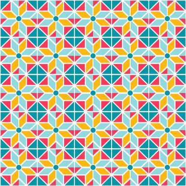 geometrik soyut Dikişsiz desen arka plan