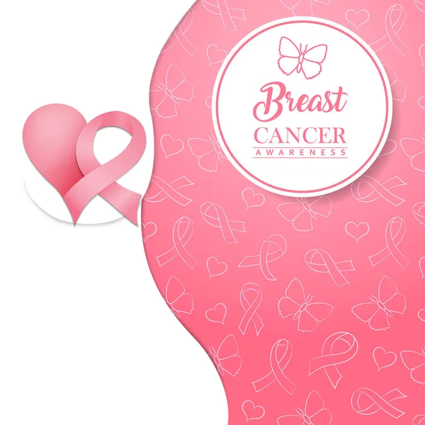 breast cancer awareness month, female chest pink bra and heart, healthcare  concept flat icon style 1859663 Vector Art at Vecteezy