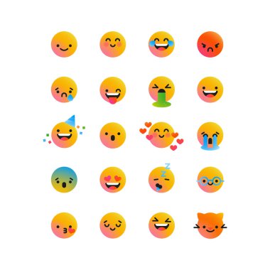 Komik gülen surat çizgi film simgesi izole edilmiş arkaplan