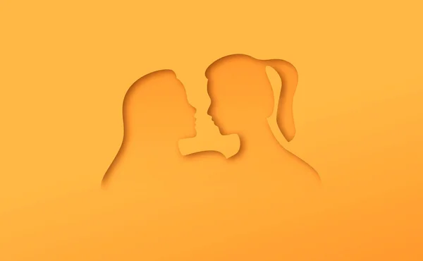 Лесбиянки Вместе Реалистичном Стиле Ручной Работы Изолированные Гей Пара Любовь — стоковый вектор