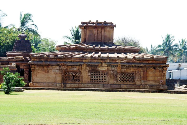 Άποψη Του Ladakhan Ναού Στο Aihole Στην Περιοχή Bagalkot Karnataka — Φωτογραφία Αρχείου